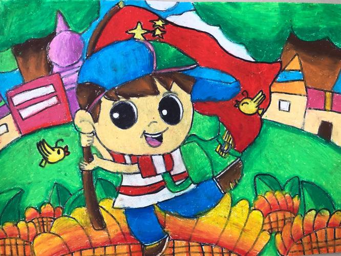 泰和县第三实验小学举行"新时代,新梦想"主题绘画,手抄报比赛