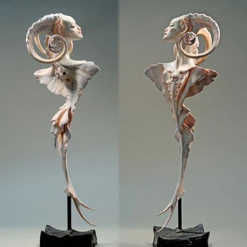 美国艺术家forest rogers 雕塑作品 #候鸟陶推荐# #设计秀# #雕塑艺术