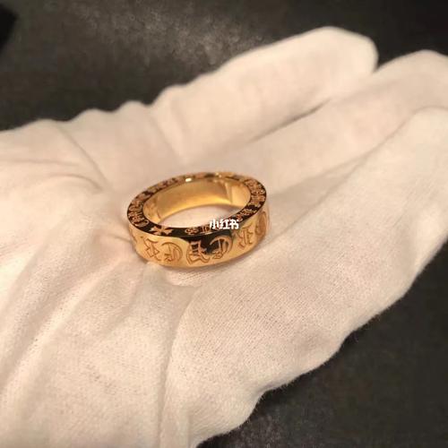 克罗心黄金戒指 经典forever款式 k金镶钻版_黄金戒指