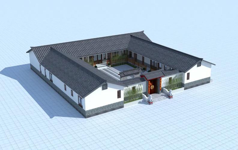 2mx29.4m经典中式四合院自建别墅原创设计图纸