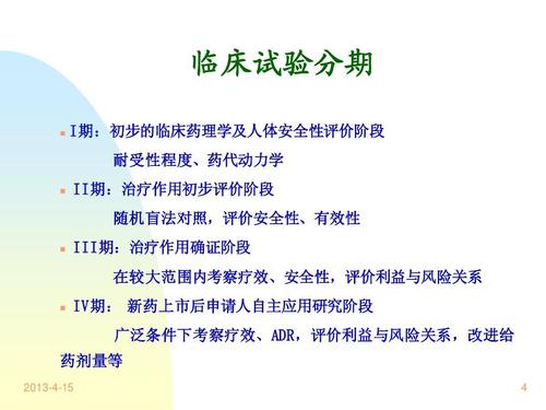 i期临床试验的设计与实施ppt
