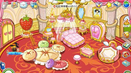 奥比岛白雪公主城堡装饰