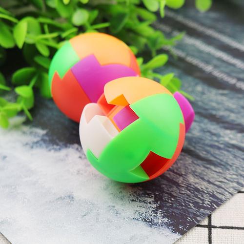 创意微商小礼品智力拼装球迷你儿童益智积木玩具组装魔方球批发