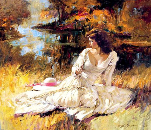 美国howard rogers 的人物风景画