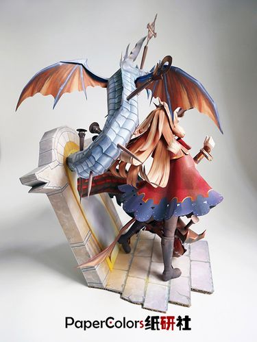 碧蓝幻想 卡里奥斯特罗 3d立体纸模型diy手工 游戏动漫