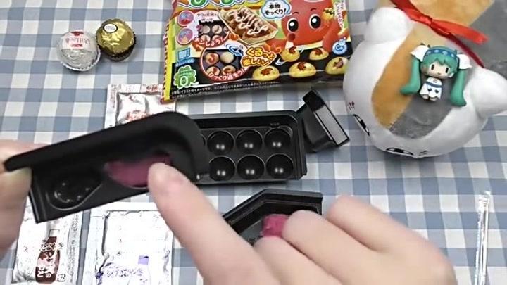 【小熙玩具屋vlog】diy日本食玩自制章鱼小丸子