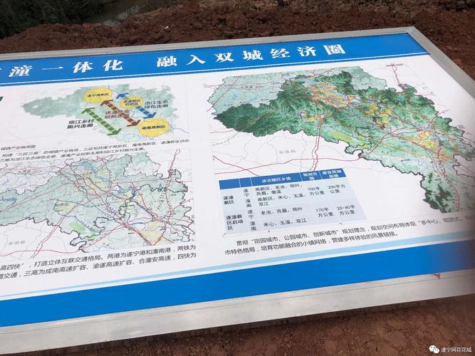 遂潼新区规划图曝光