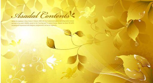 金色蜗牛主题矢量素材-1#采集大赛