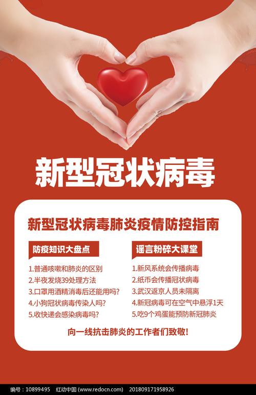 新型冠状病毒宣传海报图片