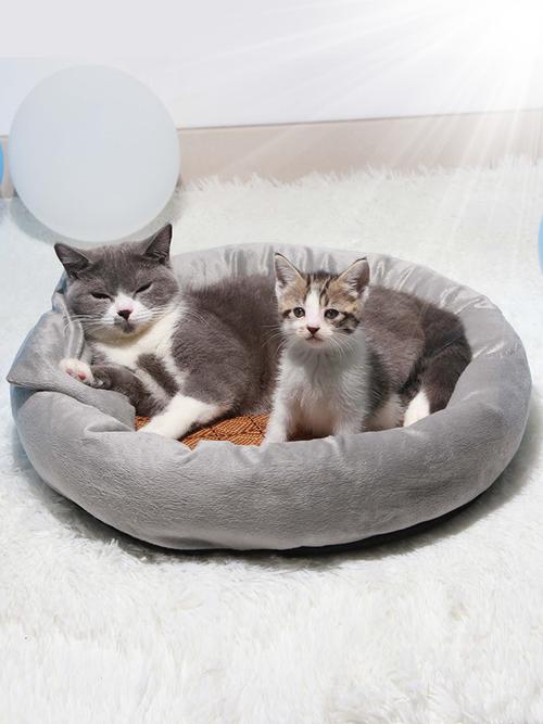 网红猫窝夏季猫床加绒猫垫睡觉睡垫别墅猫咪用品宠物狗窝四季通用
