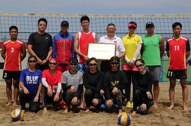 中北大学排球队来我院交流