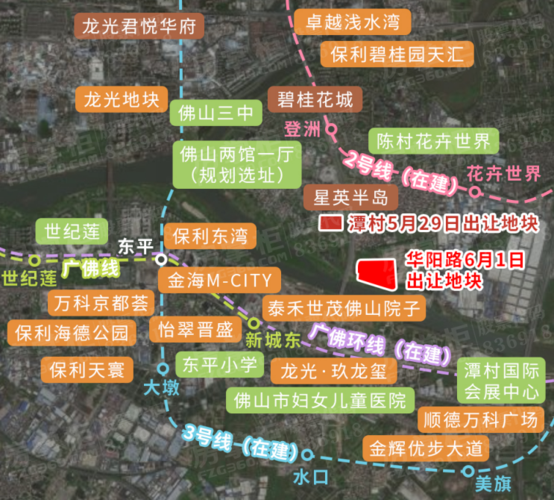 地块位置:佛山市顺德区陈村镇华阳路东侧c2-1地块