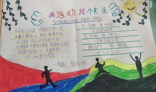 居家锻炼体育课的指导方法:其一,体育文化橱窗之～手抄报