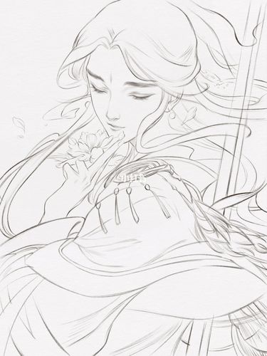 天官赐福 谢怜太子悦神|临摹线稿(附过程_北京自由行热门攻略_绘画