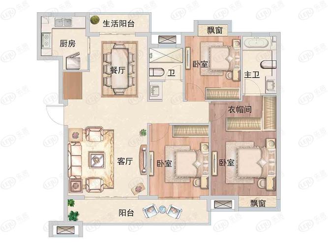 硕丰西湖里d6户型图