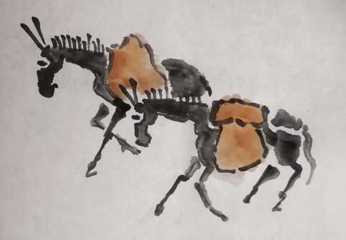 怎样学国画十二点景鸟兽的画法
