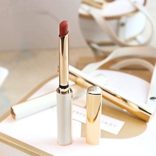 完美日记小细口红细管根雾丝绒哑光银翼滋润l06唇膏