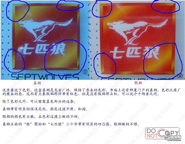 【小猫说假烟】福建中烟七匹狼系列真假鉴别——白狼