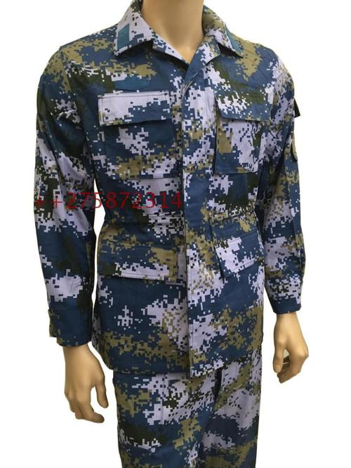 海洋迷彩服海军陆战队火蓝刀锋野战服海洋数码迷彩海洋作训服