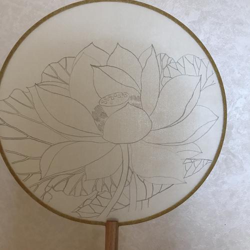 【开学季】错漏百出的工笔画团扇