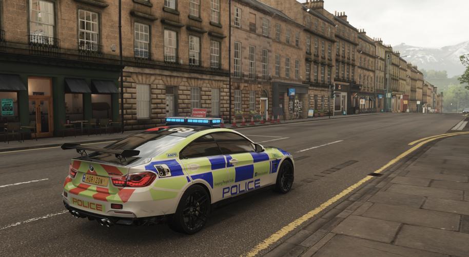 极速地平线4自制警车壁纸分享