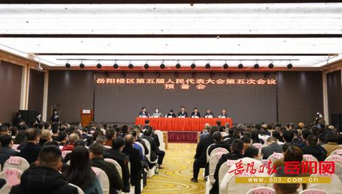岳阳楼区五届人大五次会议召开预备会