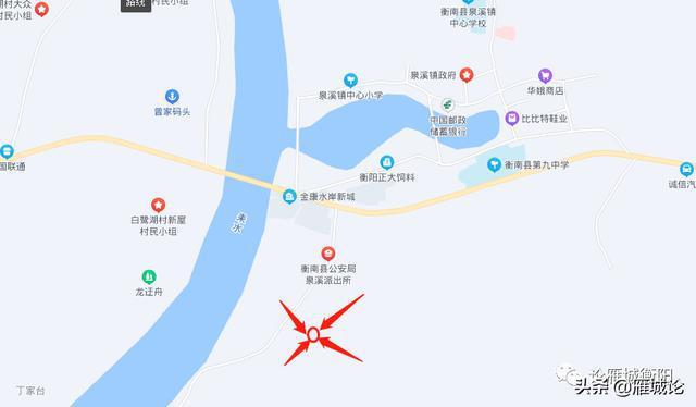 选址衡南县泉溪镇泉长村,杨浦村原市民兵训练基地地块.