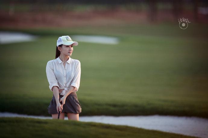 高尔夫美女