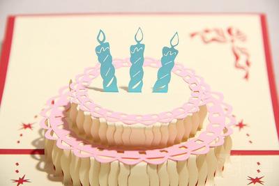 手工八层生日蛋糕图片贺卡蛋糕图片贺卡