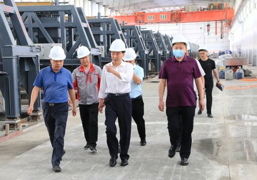 广元市副市长伍荣华深入广元中孚项目现场调研