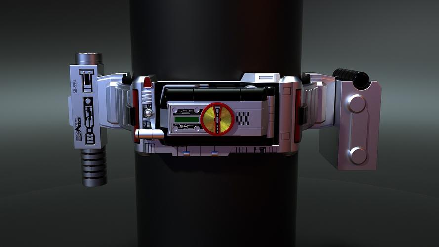 faiz gear 建模 br>买不起csm腰带建个模型玩玩