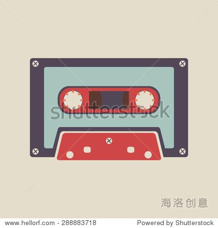 audio tape cassette icon