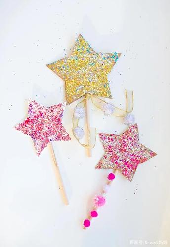 简单易学的小手工,小公主们的魔法棒