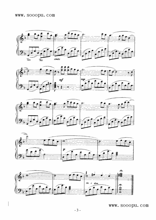 以吻封缄 钢琴谱 简谱