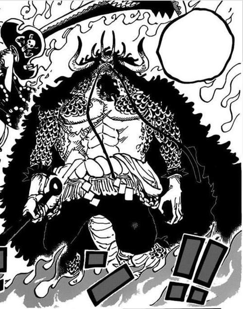 海贼王凯多兽人形态于1008话曝光,与网友们的脑洞猜测