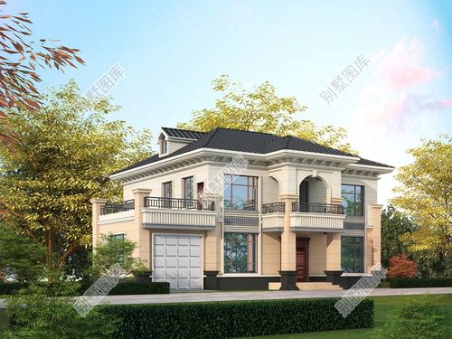 塘沽二层别墅效果图制作,别墅装修效果图设计