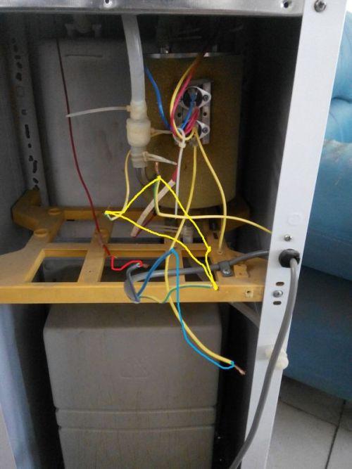 饮水机电线拆开之后接不回去了,求助