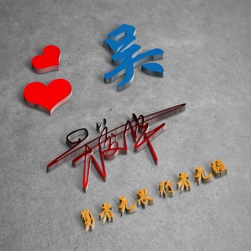 2021微信头像姓氏头像3d特效大气签名头像励志满满正能量