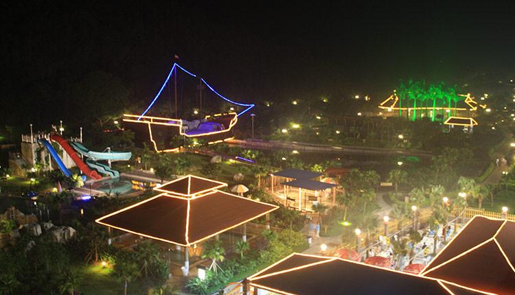 金水台温泉金水台夜景