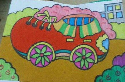 汽车简笔画创意 简笔画图片大全-蒲城教育文学网