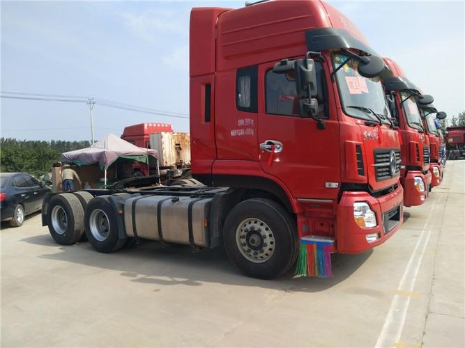 国四二拖三轻体东风天龙拖头车半挂车