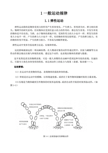动画运动规律 1.1弹性运动 1.1弹跳运动整合文本资源.docx 3页