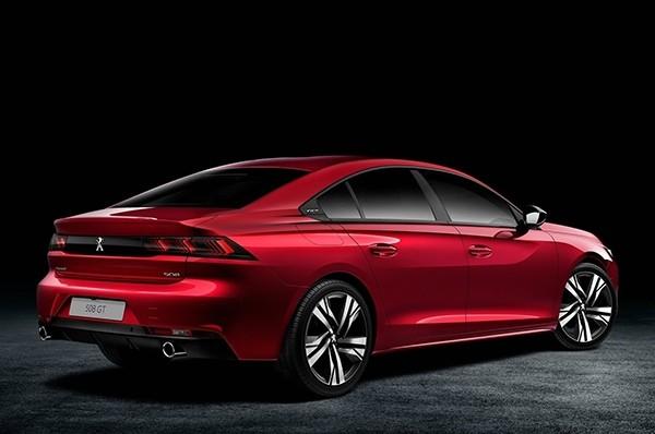 标致508gt国内实车曝光配无框车门掀背式尾门