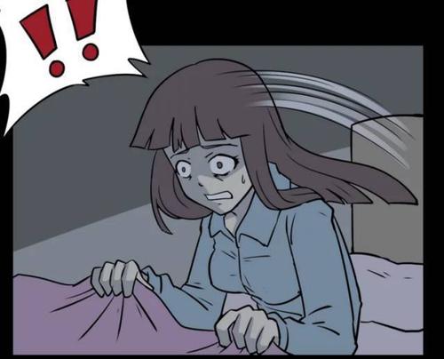 人性恐怖漫画心魔女孩总是被噩梦吓醒