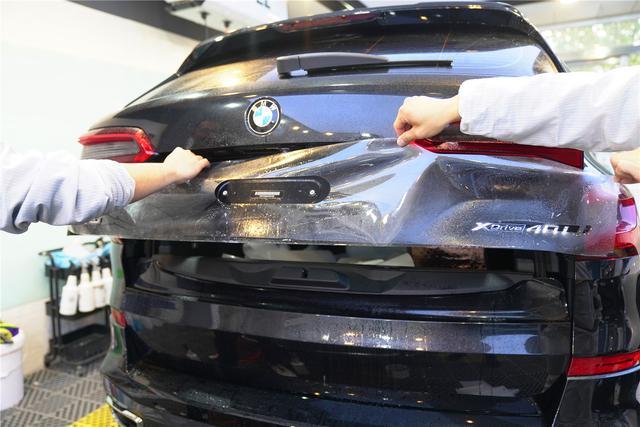 新款宝马x5贴隐形车衣石家庄永诚