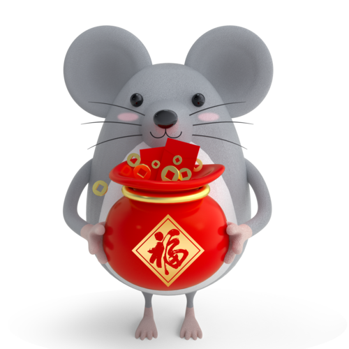 喜庆老鼠图片大全