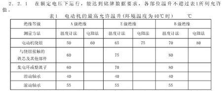 电动机轴承温度是如何让规定的