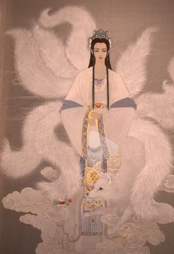 手绘九尾狐仙 - 堆糖,美图壁纸兴趣社区