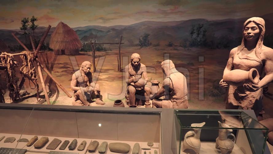4k新石器时代原始人生活场景_3840x2160_高清视频素材