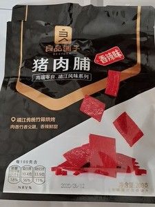良品铺子猪肉脯蜜饯靖江风味特产独立小包装肉干休闲零食小吃150g